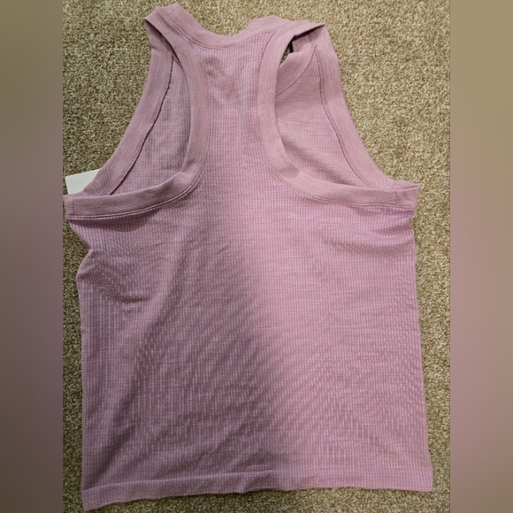 NWT Athleta Large Light Purple Heather Racerback Tank Top - Picture 3 of 8